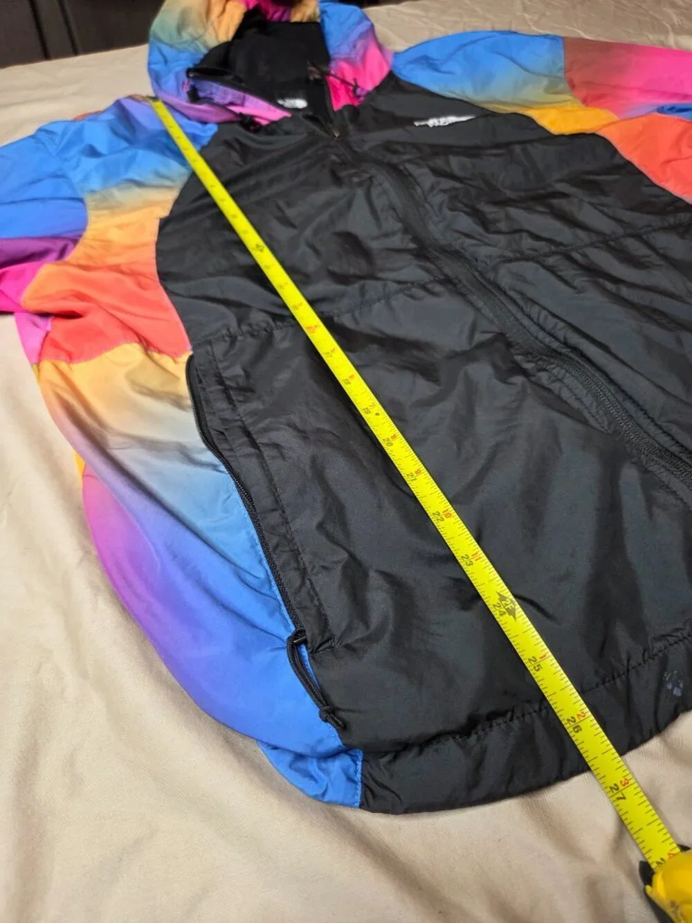 Men's - North Face Rainbow Gradient Vintage Ski Jacket - Multi Color - XL - RARE